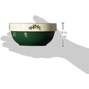 Spode Christmas Tree Collection Stacking Bowls - 5.5-Inch Ceramic Holiday Dinnerware - Set of 4 Bowls for Cereal, Fruit Salad, Breakfast, Dessert - Microwave, Dishwasher, and Freezer Safe Spode Christmas Tree Collection Stacking Bowls 55 Inch Ceramic Holiday Dinnerware Set of 4 Bowls for Cereal Fruit Salad Breakfast Dessert Microwave Dishwasher and Freezer Safe