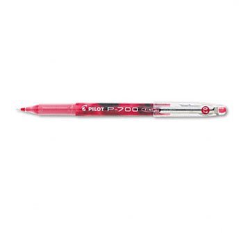 P-700 Gel Ink Stick Roller Ball Pen PEN,RBL,P700,GELINK,FN,RD (Pack of5)