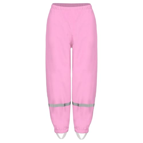 JEYPINMI Children Lightweight Cozy Rainwear Girls Boys Waterproof Pants for Camping Outdoor Rain Pants3