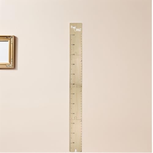 Medidor de altura infantil para pared en dormitorios de bebé con láminas decorativas de madera 6