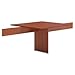 basyx Bl Laminate Series Modular Conference Table Adder, 48 X 44 X 29 1/2, Med Cherry