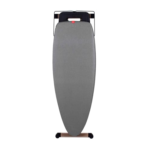JATA HOGAR HPLA8242 - Tabla de Planchar. Tabla de Planchar Plegable. Altura Regulable. Gran Superficie: 130 x 47 cm. Gran Estabilidad. Funda 100% Algodón. Ligera. para planchas y centros de Planchado