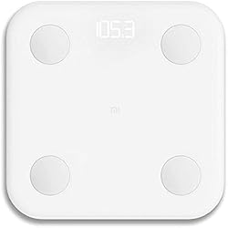 Báscula Xiaomi Mi Scale 2 Mi Body Composition Scale 2 - Chip BIA Alta Precisión, 13 Datos Corporales, Bluetooth 5.0, Compatible Android/iOS, Escala Inteligente, App MiFit