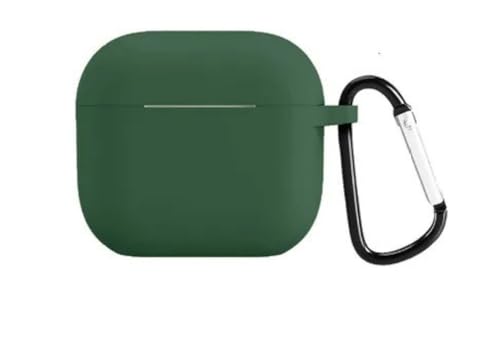 Image of Colorcase Front & Back Soft Silicone 360 Full Protection Case Compatible with Boat Airdopes Alpha (Green)