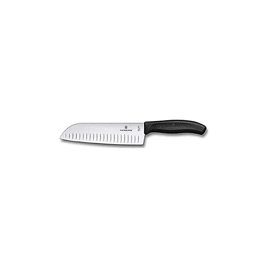Victorinox-Fibrox-7-Inch-Granton-Edge-Santoku-Knife Victorinox Fibrox 7-Inch Granton Edge Santoku Knife