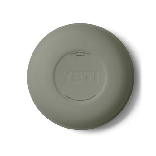 Image of YETI Rambler Low Bowls, Vacuum Insulated, Stackable and Nestable Stainless Steel Bowl with Lid, 0.7 Quart, Pampa Green