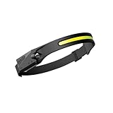 Très lumineux en pleine obscurité：Cette lampe frontale convient à de nombreuses activités telles que promener le chien, nettoyer la nuit, l'éclairage d'urgence, la course, l'exploration, le camping, la réparation de voitures, la pêche en vélo et les promenades en pluie.