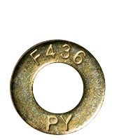 (700pcs) 7/8" x1 3/4" Structural Flat Washer, F436, Zinc Yellow CR+6 (inch), Size: 7/8", Length: 1-3/4"