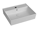 Arkitekt - Lavabo rectangular (cerámica, 60 x 45 cm), color blanco