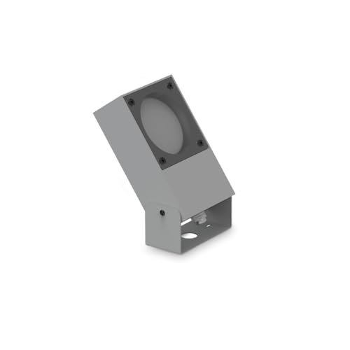 SIRIO Écran d'extérieur design gris clair IP65 Ideal Lux au fini épuré pour façade haut de gamme