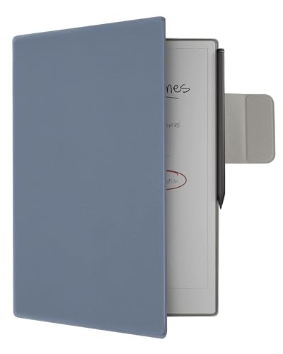 WALNEW Case for Remarkable Paper Pro 11.8",Slim Lightweight Protective Cover with Pen Clasp, Auto Sleep/Wake Book Folio Cover for Remarkable Paper Pro 11.8" (2024 Released) (Dark Blue)