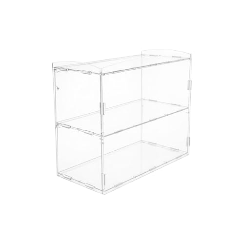 Transparent Acrylic Bakery Display Case for Countertop - Food Showcase with Dust Cover for Cakes, Cupcakes, Pastries, and Sandwiches