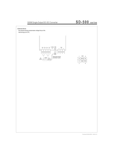 Convertisseur CC-CC SD-500H-48 évite la surchauffe de conversion 72V-144V vers 48V - 7