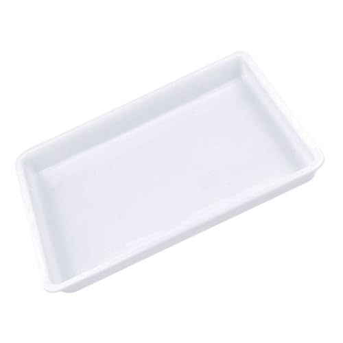 Sosoport Plastic Pigment Tray for Watercolor Art Lightweight Serving Tray for Crafts and DIY Projects for Classroom and Home Use for Artists and Hobbyists