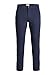 JACK & JONES Herren Chino Hose | Stretch Pants Konischer Schnitt | Slim Fit Look JPSTMARCO JJBOWIE, Farben:Navy, Größe Hosen:34W / 34L, Z-Länge:L34 Herren CK günstig Kaufen-JACK & JONES Herren Chino Hose | Stretch Pants Konischer Schnitt | Slim Fit Look JPSTMARCO JJBOWIE, Farben:Navy, Größe Hosen:34W / 34L, Z-Länge:L34