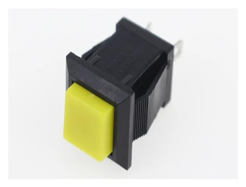 Bouton-poussoir momentané DS-429 jaune 2A interrupteur électrique carré 250V