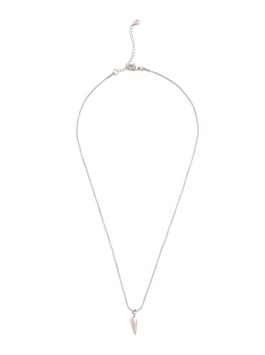 Image of Urban Tag Collection | Stainless Steel Pendant Chain Necklace For Men And Boys | Silver and Black Colour | Anniversary Birthday Gifts