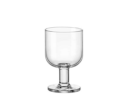 Bormioli Rocco 091236 Hosteria, paquete de 6 copas medias, cristal, 20 cl