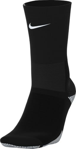 Nike Unisex Elite Cush Crew 1Pr Socke, Black/White/White, XL