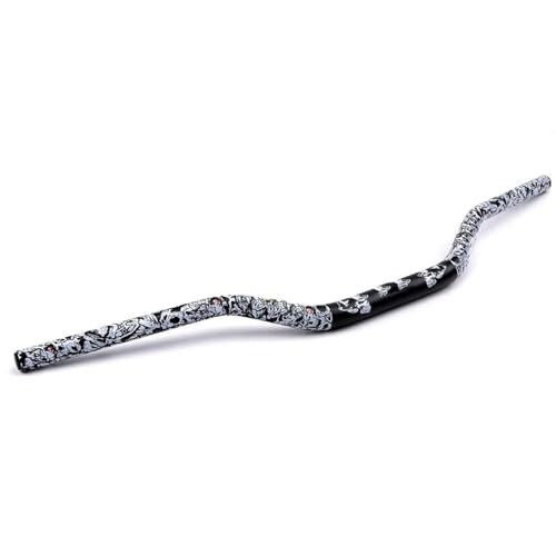 Gros guidon moto 28mm en alliage d'aluminium usiné CNC, poignées hautes pour Yamaha de couleur noir
