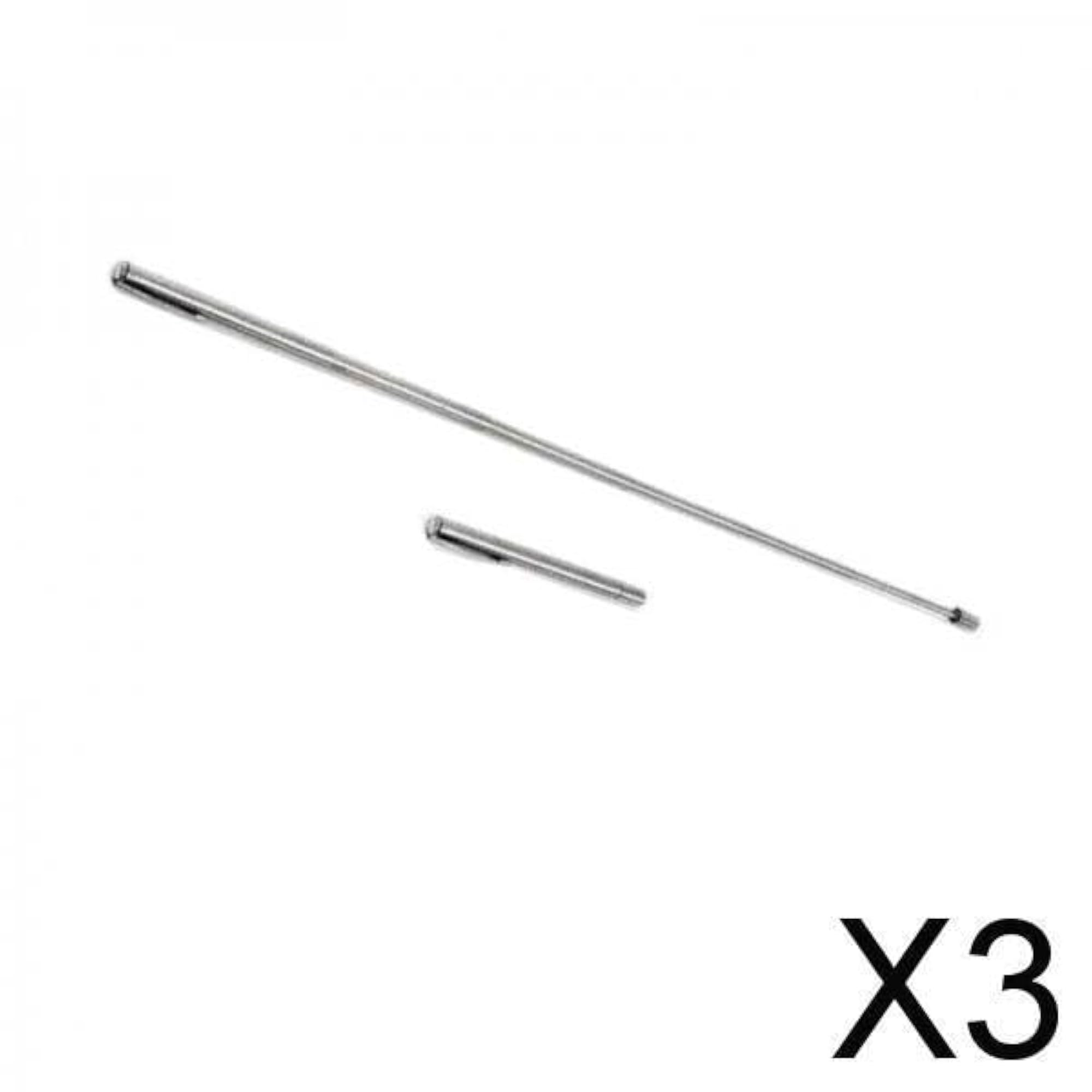 Stainless Steel Retractable Handheld Classroom Pointer, 3 Pieces
