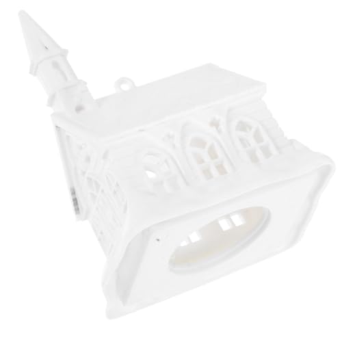 CORHAD Mini Christmas Village Houses Winter Miniature Figurines Artificial Fake Winter Decor Small Christmas House