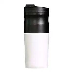 ATORSE Electric Portable Coffee Maker Stainless Steel Travel Outdoor White