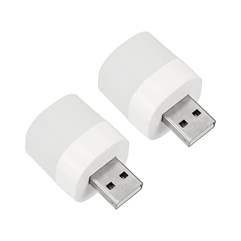 PATIKIL USB Nocturna Luz, 2 Paquete 1W Cover