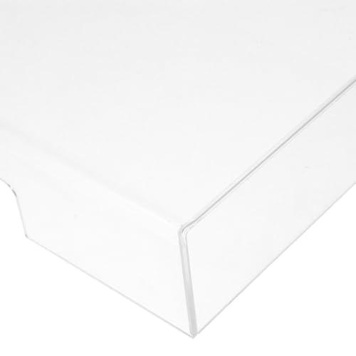Protector de teclado de acrílico blanco que reduce la limpieza y evita suciedad 3