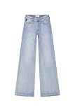 Finition : Délavé Le Temps des Cerises Jeans Pulp Flare Lovisa Bleu N°5 Push up