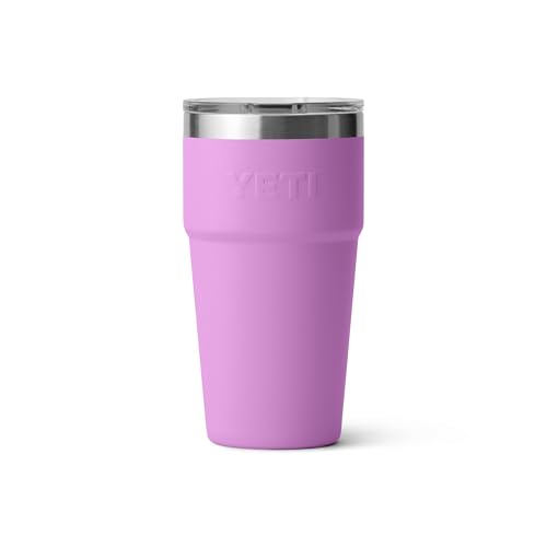 Image of YETI Rambler 20 oz Stackable Tumbler, Stainless Steel, Vacuum Insulated with MagSlider Lid