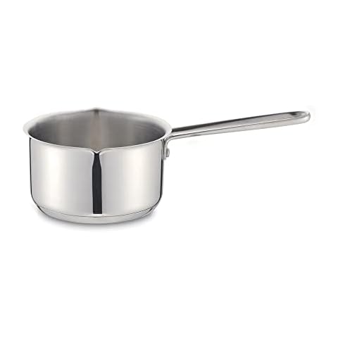 Cuisinox Small Stainless Steel Saucepan with Pour Spout, 3" x 4.7" (26 oz) Cover