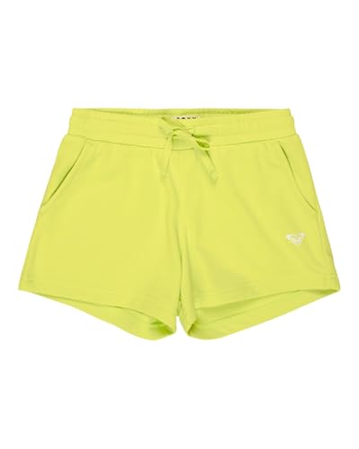 Roxy Pantalon Surf Feeling Short en Maille Terry Souple Couleur Verte