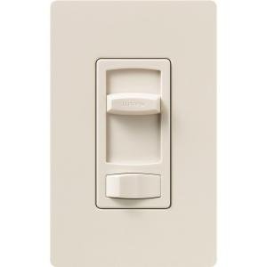Lutron Skylark Contour 150-Watt Single Pole 3-Way CFL LED Dimmer - Light Almond CTCL-153PDH-LA