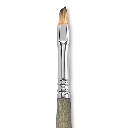 Escoda Tadami Synthetic Mongoose Brush - Angular, Short Handle, Size 6