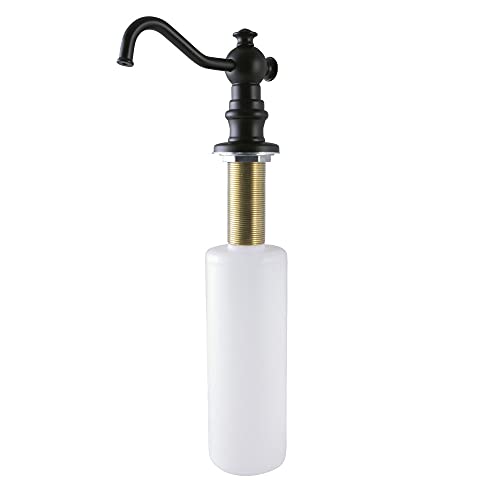 Super Big Clearance! Kingston Brass SD7600MB Vintage Soap Dispenser, 11-13/16" Length, Matte Black