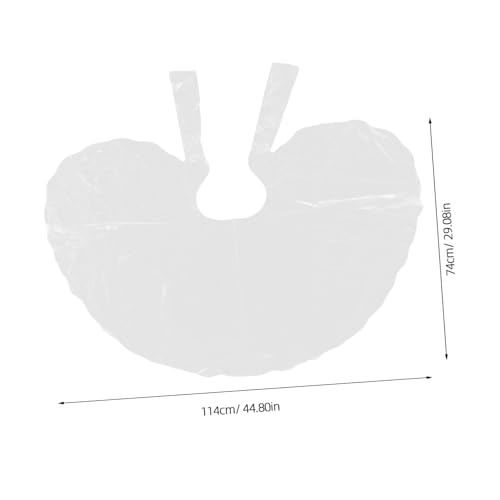 Capa desechable para peluquería 70 piezas forma corazón miniatura 2