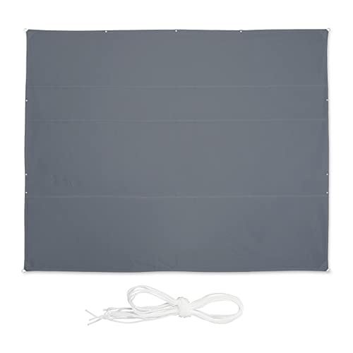 Relaxdays Toldo Vela Rectangular 5 x 6