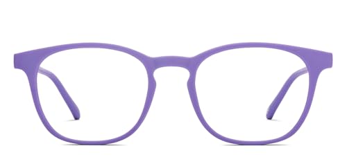 Image of HUSTLR Lenskart | Zero Power Bluecut & Antiglare Computer Eyeglasses | Full Rim Square Shape | As Seen On Shark Tank | For Men & Women | Large | LB E14058-XW