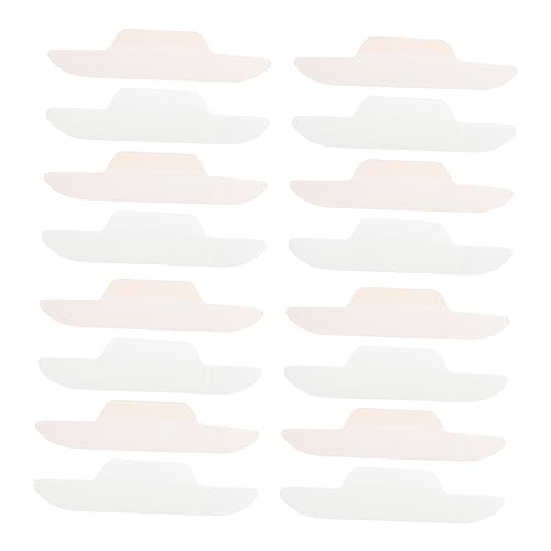 Housoutil Sweat Pad for Hat 24pcs Hat Sweat Protector Liner Non-slip Adhesive Design Breathable and Absorbent for Men Women for T-shirts Blouses Dresses
