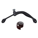 EasyByMall Verstellbarer Schleifbogenhalter mit 6 m Schleifband, ergonomisches Handschleifpapier für Holz, Metall, Autopolieren, 230–290 mm