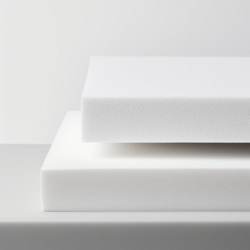 RAINBOW Upholstery Foam Cut, Cushion Seat Pads, Sofa Dinning Replacement Cut To Size Pad And Thickness, Soft, Comfortable Touch, Suitable For Extended Use, (12" 12" 6")