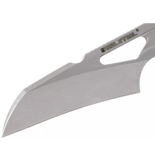 Real Steel Alieneck Bushcraft Hunting Knife - Sandvik 12C27 Blade And Handle - Perfect For Hunting And Daily Cutting Task- Edc Knife For Men And Women. #TOP4