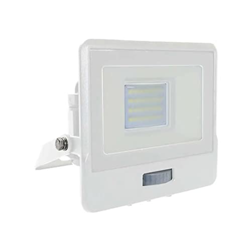 Image of V-TAC Outdoor LED Floodlight with Samsung Chip 20W with PIR Sensor White Waterproof Natural White Light