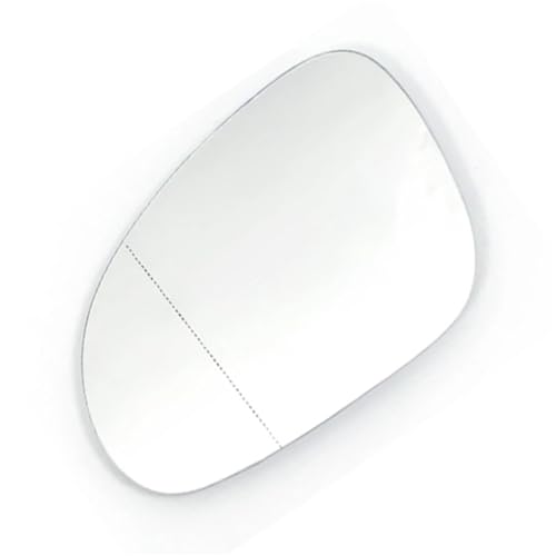 Compatible With For Golf For GTI MK5 2006-2009 For EOS 2007-2008 リアビューミラー ガラス サイドウィングミラー 凸面 加熱 サイドミラーガラス(Left)