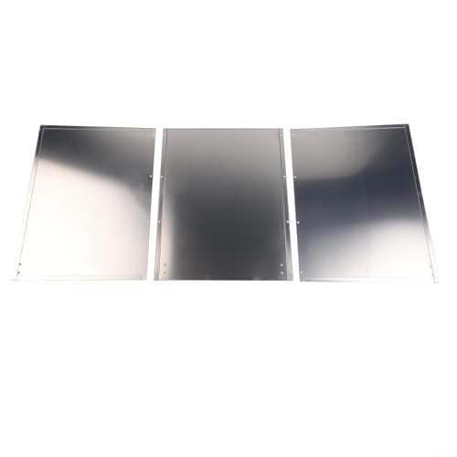Terrassenstrahler Reflektor Haube, Wärmeabweiser für Propangasheizungen, Außenheizung Hitzeschild Abdeckung, Anti- Rost- Metallplatte für runde Gasheizungen-2