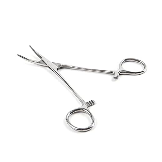 INGVY Cortaúñas de gato, herramienta de mano, pinzas hemostáticas, pinza de pelo de mascotas, alicates de bloqueo de pesca, depilación