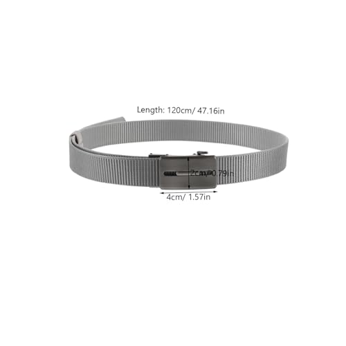 Homoyoyo Elegant Men's Automatic Buckle Belt Nylon Ratchet for Versatile Fashion3