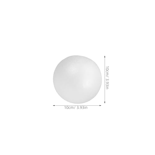 Boules de mousse blanche 10cm support loisirs créatifs et matériel maquette scolaire