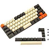 YMDK Carbon Blue White Red Black Minila Keyset Thick PBT OEM Profile Keycaps For Filco Minila YD60M Tada68 GK64 (Carbon)